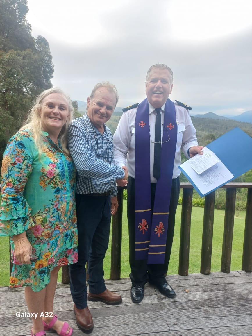 Wedding ceremony by Dr. Gerrit Rademeyer in Frankfort