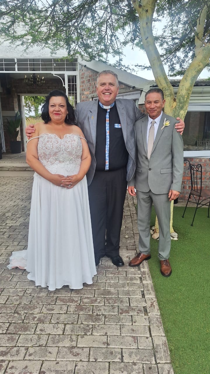 Wedding ceremony by Dr. Gerrit Rademeyer in Frankfort