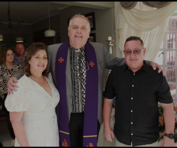 Wedding ceremony by Dr. Gerrit Rademeyer in Frankfort