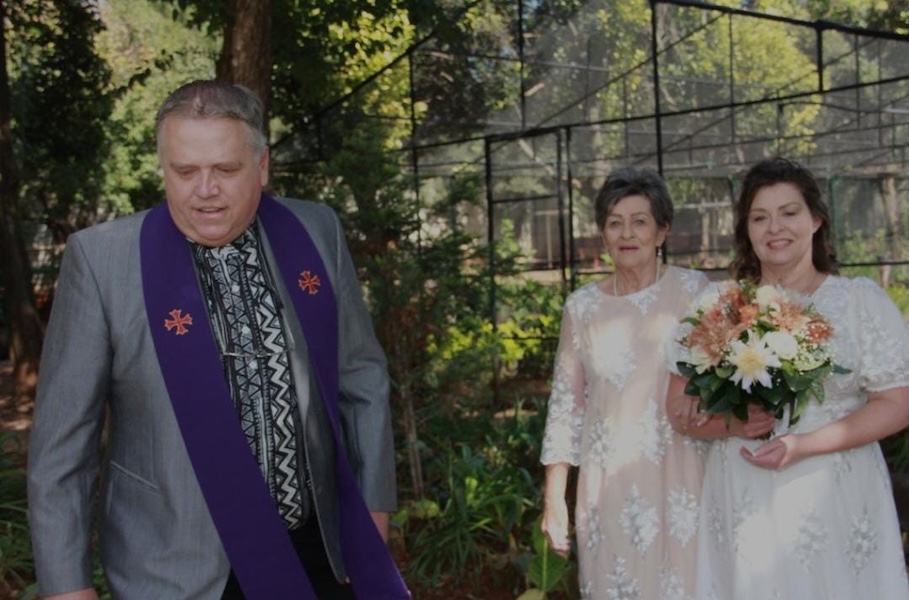 Wedding ceremony by Dr. Gerrit Rademeyer in Frankfort
