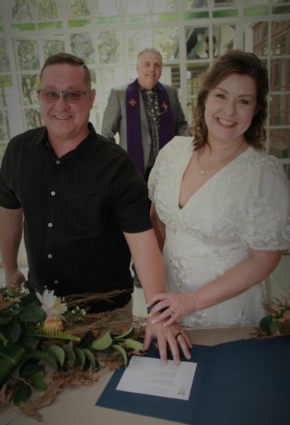 Wedding ceremony by Dr. Gerrit Rademeyer in Frankfort