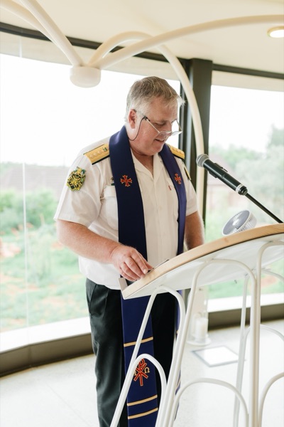 Wedding ceremony by Dr. Gerrit Rademeyer in Frankfort