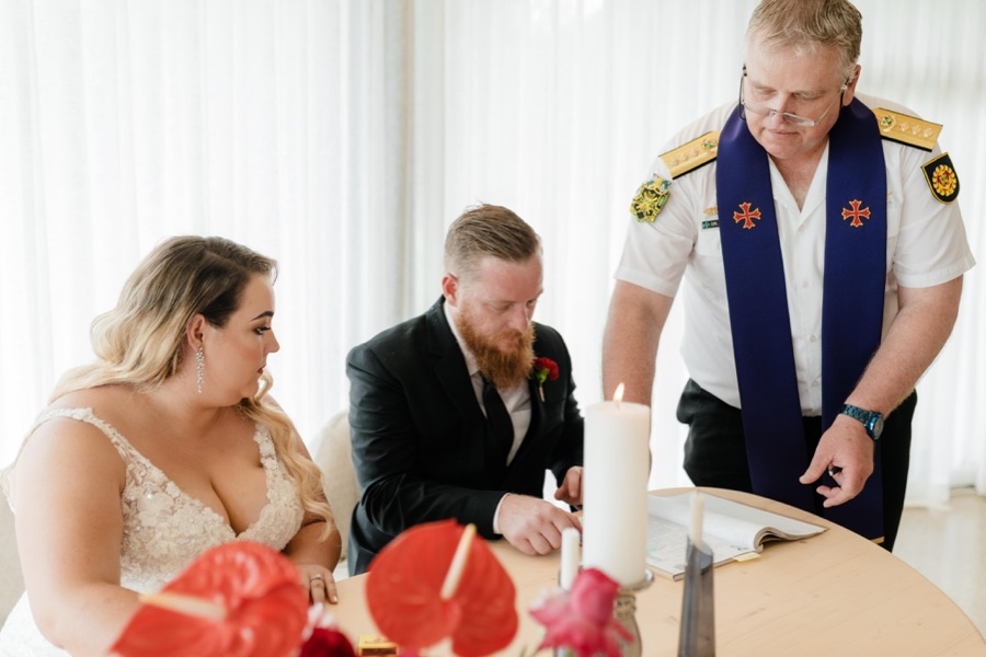 Wedding ceremony by Dr. Gerrit Rademeyer in Frankfort