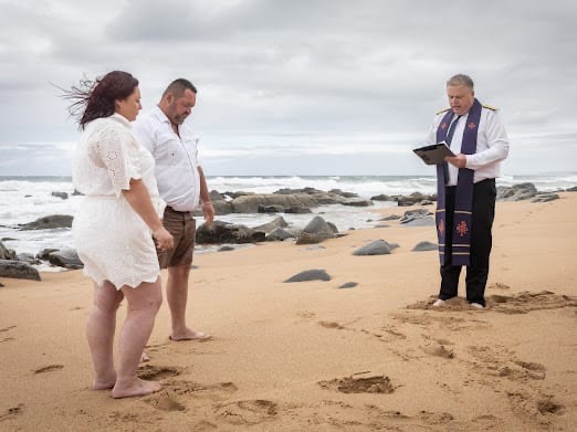 Wedding ceremony by Dr. Gerrit Rademeyer in Frankfort