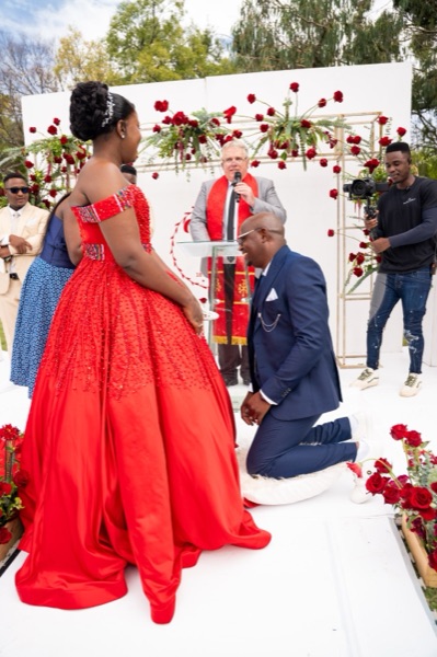 Wedding ceremony by Dr. Gerrit Rademeyer in Frankfort